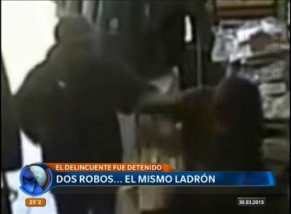 Dos robos, el mismo ladrón