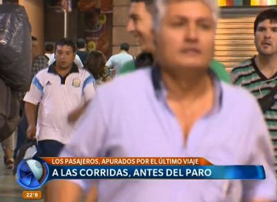 A las corridas antes del paro