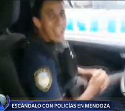 Escándalo con policías en Mendoza