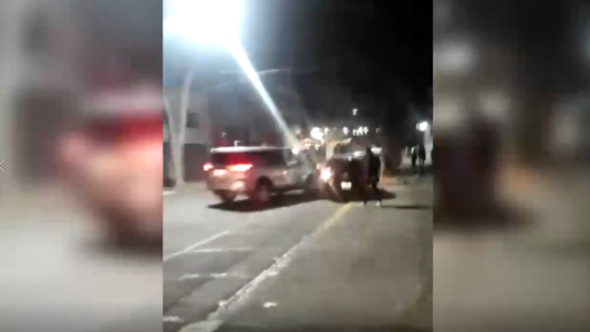 El precio de una infidelidad: un BMW destrozado