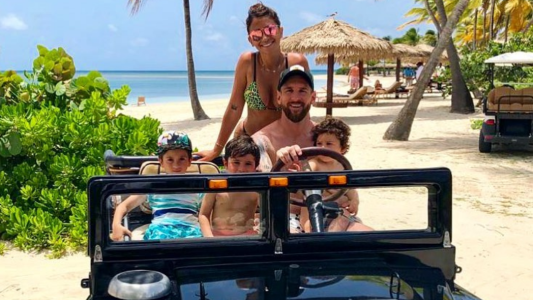 Las fotos de las vacaciones de los Messi que estallan en Instagram