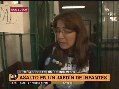 Cuatro robos en el año a un jardín de infantes de Don Bosco
