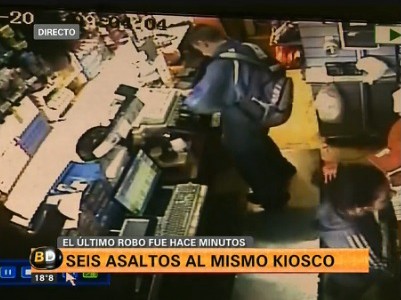 Seis asaltos al mismo kiosco desde el fin de semana pasado