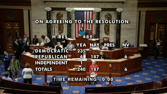 Cámara baja de EEUU condena los comentarios racistas de Trump