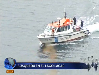 No descartan que se haya salvado el hombre que cayó con su novia al lago Lácar