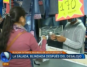 La Salada, blindada tras el desalojo