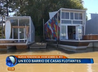 Así es un eco barrio de casas flotantes