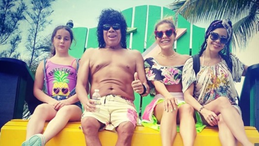 Las desopilantes vacaciones de la Mona Jiménez junto a su familia en Jamaica