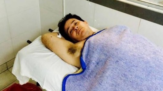 Se tiró al río para evitar que le roben