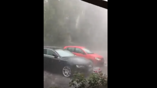 Rumania castigada por tormentas y granizo