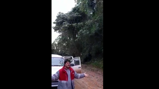 Agua nieve en Tartagal