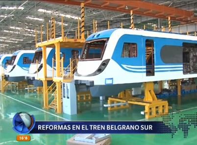 Presentaron los trenes 0 km de la línea Belgrano Sur