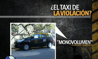 Infografía: cómo era el taxi de la violación