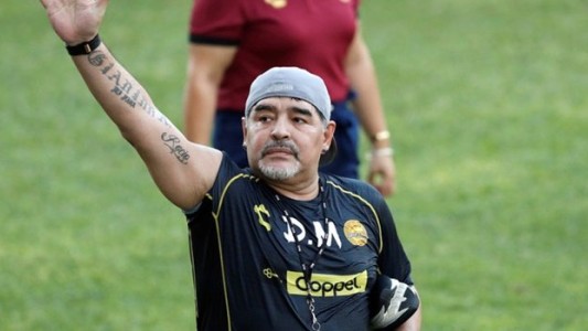 Maradona fue dado de alta