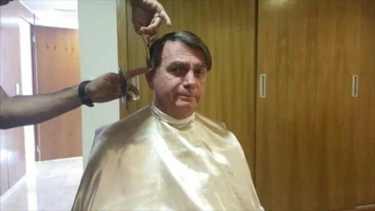 El polémico corte de pelo de Jair Bolsonaro