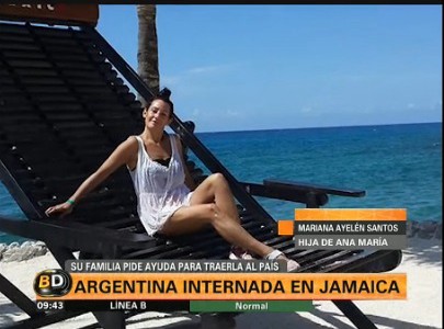Una argentina internada en Jamaica sin posibilidad de traslado
