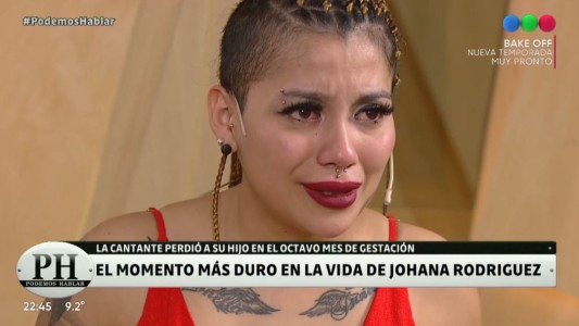 Las lágrimas de Johanna Rodríguez al recordar a su hijo: "Estaba de ocho meses y el corazón dejó de latir"