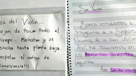 La insólita pelea de consorcio por el ruido de un violín que se volvió viral