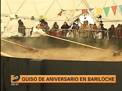 Alto guiso en Bariloche