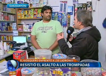 Habló el kiosquero que sacó a trompadas a los ladrones