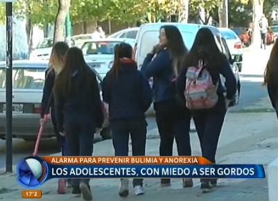 Los adolescentes tienen miedo de ser gordos