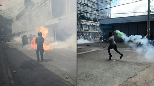 Marcha contra el presidente hondureño por acusación de narcotráfico