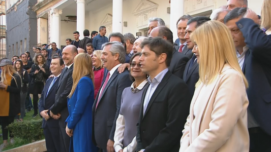 Alberto Fernández juntó a sus gobernadores