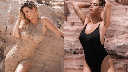 Sin comentarios: Wanda Nara posa con perros de la calle