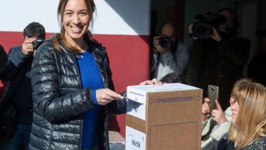 María Eugenia Vidal: "Vivo la elección con mucha tranquilidad"