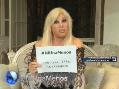 #NiUnaMenos El mensaje de Susana a las mujeres
