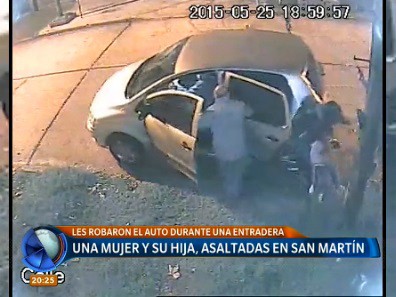 Robo relámpago en San Martín