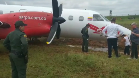 Despistó avión