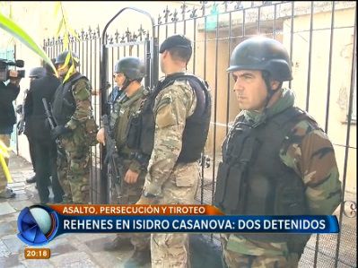 Tomaron rehenes cuando eran perseguidos pero finalmente se rindieron