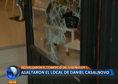 Desvalijaron el local de un diseñador en Palermo