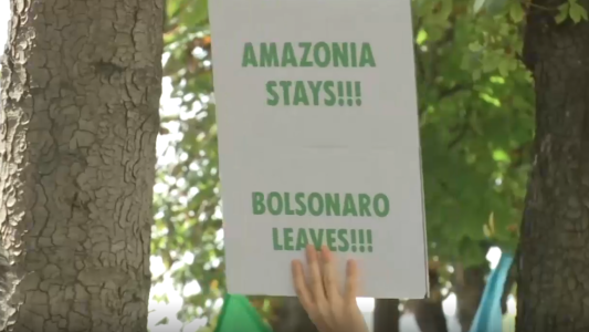Amazonas: protestas contra Bolsonaro en Barcelona, París y Amsterdam