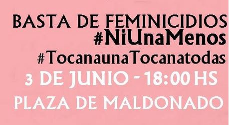 #NiUnaMenos: la marcha contra los femicidios se extiende a Chile y Uruguay