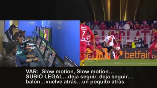 Se filtró el audio entre el árbitro y el VAR luego del primer penal para River