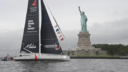 Greta Thunberg llegó a Nueva York y pidió parar la guerra contra la naturaleza