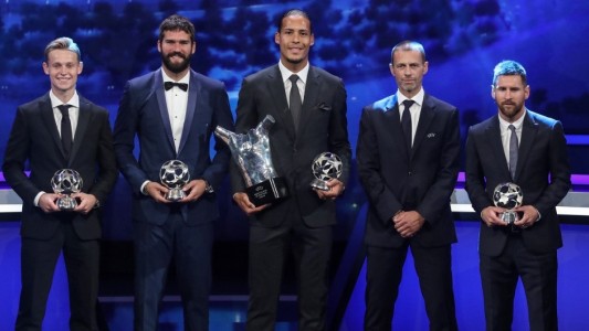 Mejor Jugador UEFA: Van Dijk le gana a Lionel Messi y Cristiano Ronaldo el premio