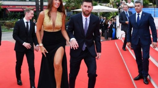 Antonela Roccuzzo y Lionel Messi se roban todos los flashes en Mónaco
