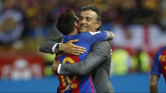 El mensaje de Lionel Messi a Luis Enrique tras la muerte de su hija de 9 años