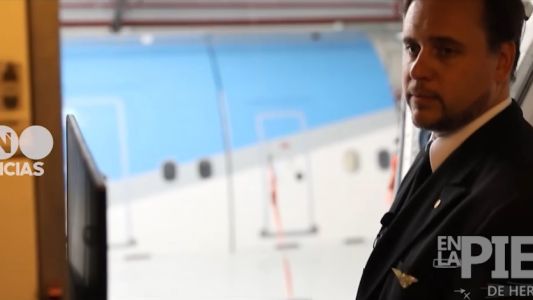 En la piel de Hernán, piloto de avión