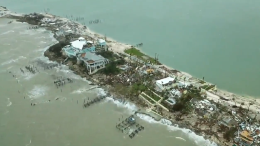 Huracán Dorian: así se ve la destrucción en Bahamas desde el aire