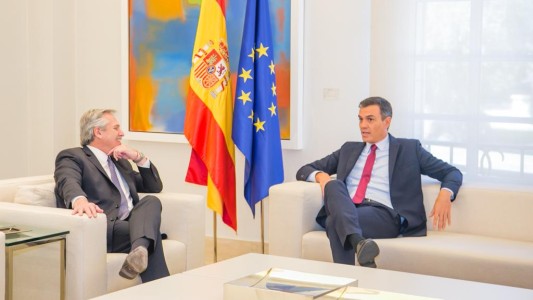 Alberto Fernández se reunió con el presidente español Pedro Sánchez