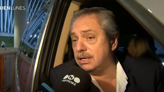 Alberto Fernández regresó de España