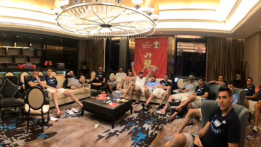 Así festejó la Selección de Básquet la clasificación a Tokio 2020