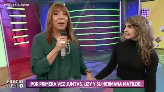 Video: el emotivo encuentro en vivo de Lizy Tagliani y su hermana