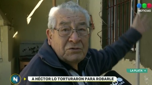 Violento robo a un anciano de 86 años en La Plata