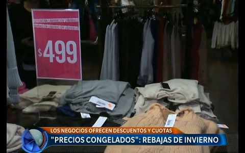 La liquidación de invierno llegó temprano