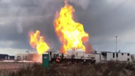 Se incendia un pozo en Vaca Muerta